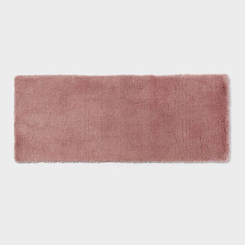 24"x60" Spa Plush Bath Rug Mauve - Threshold
